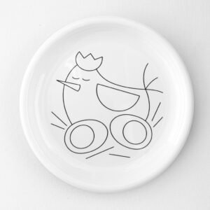 צלחת PlayPlate דגם תרנגולת