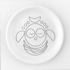 צלחת PlayPlate דגם דג